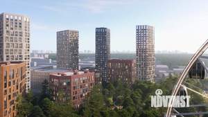 1-к квартира, строящийся дом, 35м2, 30/31 этаж