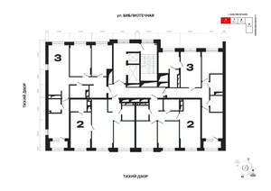 2-к квартира, вторичка, 60м2, 13/25 этаж