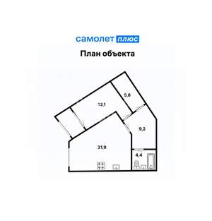 2-к квартира, вторичка, 54м2, 11/20 этаж