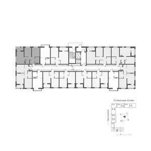 2-к квартира, вторичка, 52м2, 12/16 этаж