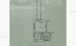 1-к квартира, вторичка, 32м2, 9/16 этаж