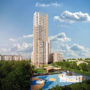 2-к квартира, строящийся дом, 63м2, 24/25 этаж