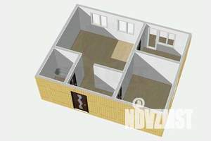 2-к квартира, вторичка, 43м2, 5/5 этаж