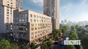 2-к квартира, строящийся дом, 58м2, 25/25 этаж