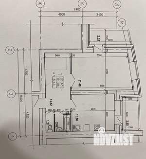 1-к квартира, вторичка, 56м2, 12/18 этаж