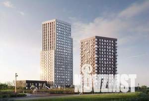 2-к квартира, строящийся дом, 37м2, 15/25 этаж