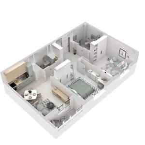 2-к квартира, вторичка, 58м2, 12/17 этаж