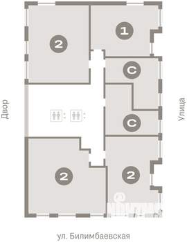 2-к квартира, вторичка, 75м2, 9/16 этаж