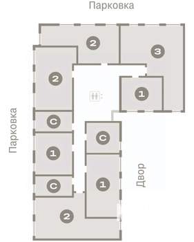 2-к квартира, вторичка, 63м2, 4/9 этаж