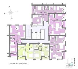 2-к квартира, вторичка, 67м2, 2/12 этаж
