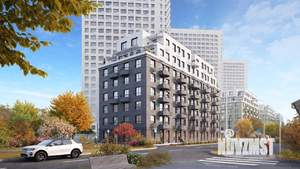 2-к квартира, строящийся дом, 49м2, 22/25 этаж