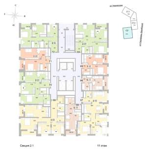 3-к квартира, вторичка, 86м2, 11/24 этаж