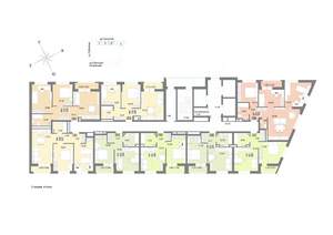 2-к квартира, строящийся дом, 56м2, 4/22 этаж