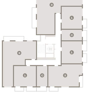 1-к квартира, вторичка, 44м2, 5/16 этаж