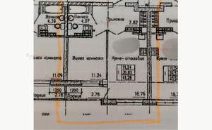 1-к квартира, вторичка, 40м2, 15/15 этаж