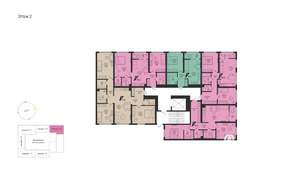 2-к квартира, вторичка, 60м2, 2/31 этаж