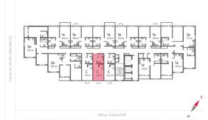 Студия квартира, вторичка, 22м2, 21/25 этаж