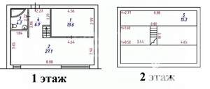 2-к квартира, вторичка, 67м2, 4/4 этаж