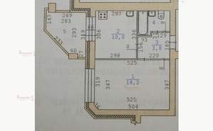 1-к квартира, вторичка, 36м2, 5/10 этаж
