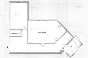 1-к квартира, вторичка, 71м2, 2/12 этаж