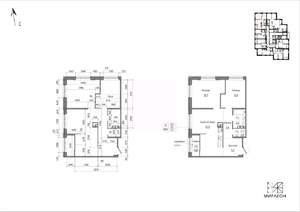 2-к квартира, вторичка, 73м2, 10/26 этаж