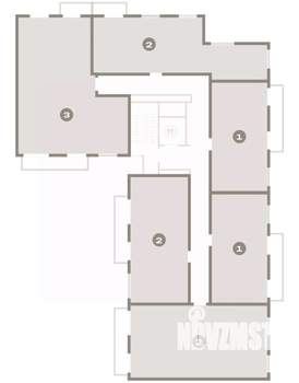 1-к квартира, вторичка, 54м2, 9/9 этаж