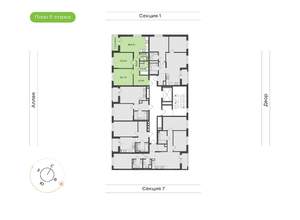 2-к квартира, вторичка, 63м2, 9/17 этаж