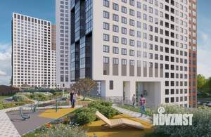 2-к квартира, строящийся дом, 58м2, 2/26 этаж