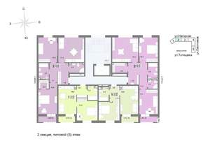 2-к квартира, строящийся дом, 80м2, 4/17 этаж