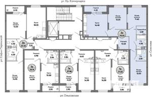 3-к квартира, сданный дом, 79м2, 4/17 этаж