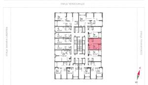 1-к квартира, вторичка, 39м2, 25/32 этаж