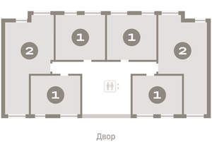 1-к квартира, вторичка, 40м2, 4/16 этаж