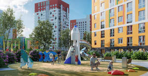 2-к квартира, сданный дом, 44м2, 9/15 этаж