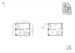 1-к квартира, вторичка, 44м2, 25/26 этаж