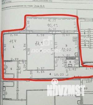 2-к квартира, вторичка, 62м2, 8/10 этаж