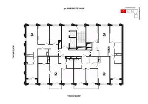 2-к квартира, вторичка, 68м2, 6/25 этаж