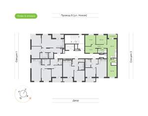 3-к квартира, вторичка, 76м2, 3/9 этаж