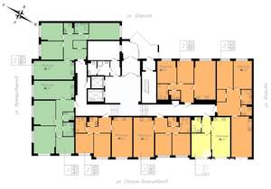 2-к квартира, вторичка, 57м2, 1/12 этаж