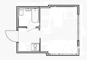 Студия квартира, вторичка, 16м2, 1/3 этаж