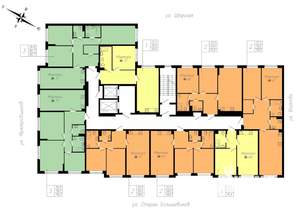 2-к квартира, вторичка, 62м2, 2/12 этаж