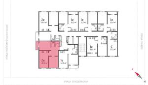 2-к квартира, вторичка, 48м2, 4/8 этаж