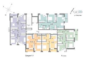 3-к квартира, вторичка, 81м2, 4/25 этаж