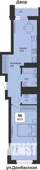 2-к квартира, вторичка, 50м2, 10/25 этаж