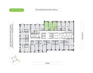 2-к квартира, вторичка, 60м2, 15/24 этаж