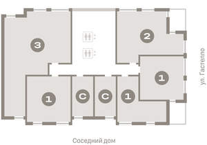 Студия квартира, вторичка, 20м2, 9/16 этаж