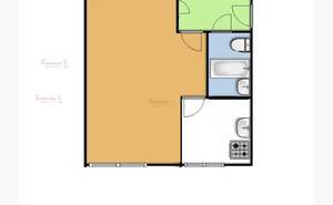 1-к квартира, вторичка, 31м2, 1/5 этаж
