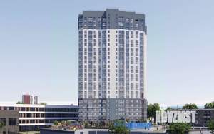 1-к квартира, строящийся дом, 35м2, 18/26 этаж