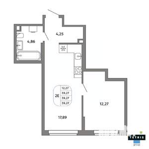 2-к квартира, вторичка, 39м2, 29/32 этаж