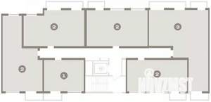 2-к квартира, вторичка, 52м2, 5/16 этаж