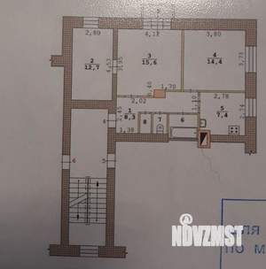 3-к квартира, вторичка, 63м2, 2/3 этаж